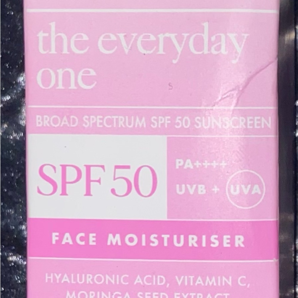 Pink Face Moisturiser SPF 50
